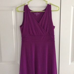 Eddie Bauer sleeveless jersey cotton stretch dress